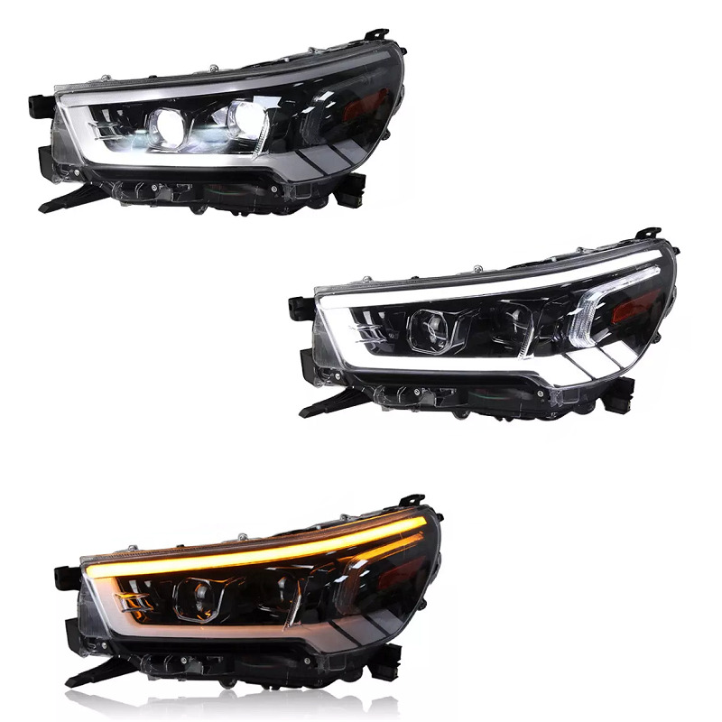 Toyota Hilux Full LED DRL Headlights Functions Display