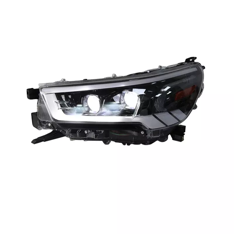Toyota Hilux Full LED DRL Headlights Reflector And Beams
