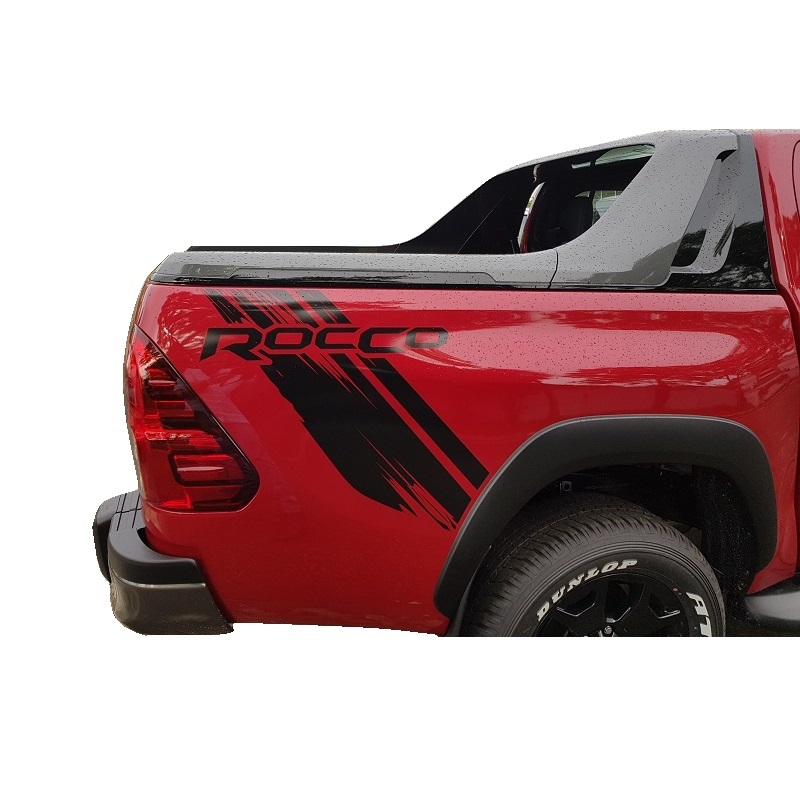 Right side view image of the Toyota Hilux Revo/Rocco with the Toyota Hilux Revo/Rocco 2015-2020 ABS Sport Roll Bar TRD installed.