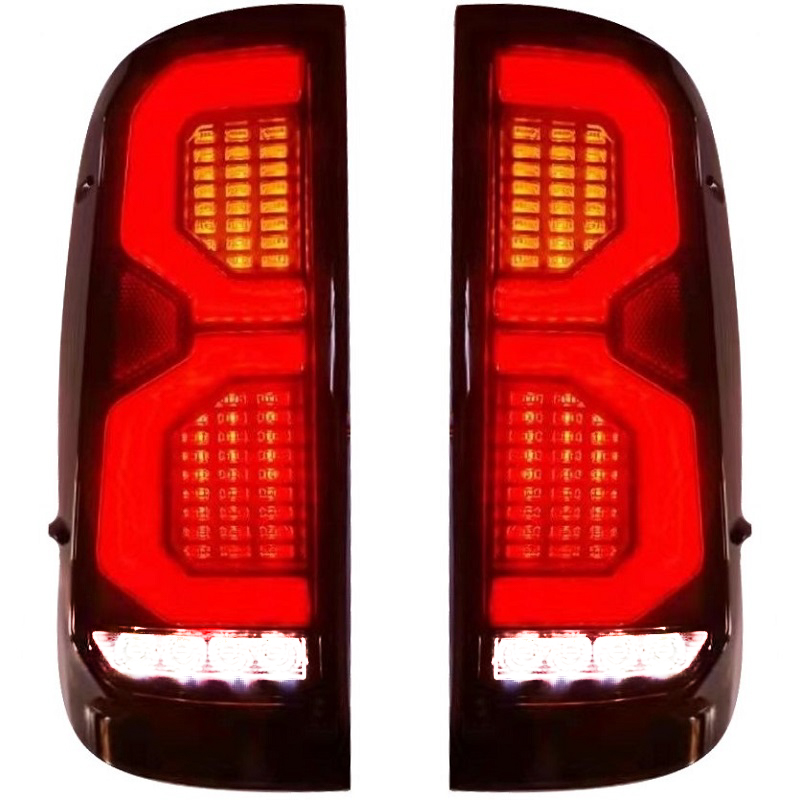 Toyota Hilux Vigo 2005-2015 Smoked LED Tail Lights - Invincible Product