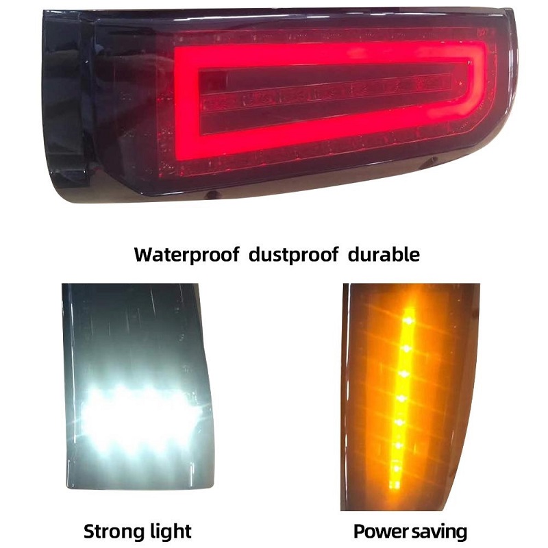 Toyota Hilux Vigo 2005-2015 Smoked LED Taillights - Prometheus Functions