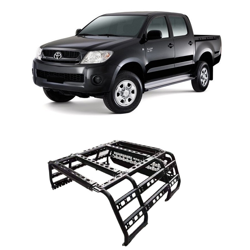 Thumbnail / main presentation photo of the Toyota Hilux Vigo 2005-2015 Iron Roll Bar - Cage.