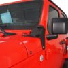 Jeep Wrangler JL Dual LED Light Bonnet Mounting Brackets Applied 2