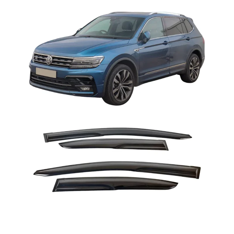 Volkswagen Tiguan AD Wind Deflectors Tinted Product Photo