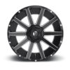 Product display photo of the Aluminum Wheels 20″ 6×139.7 - Fuel Off Road Contra Black
