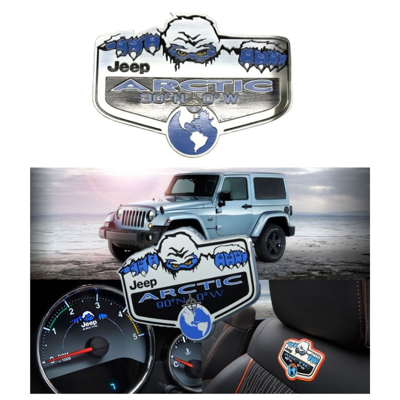 Jeep Arctic Emblem Badge Sticker Thumbnail