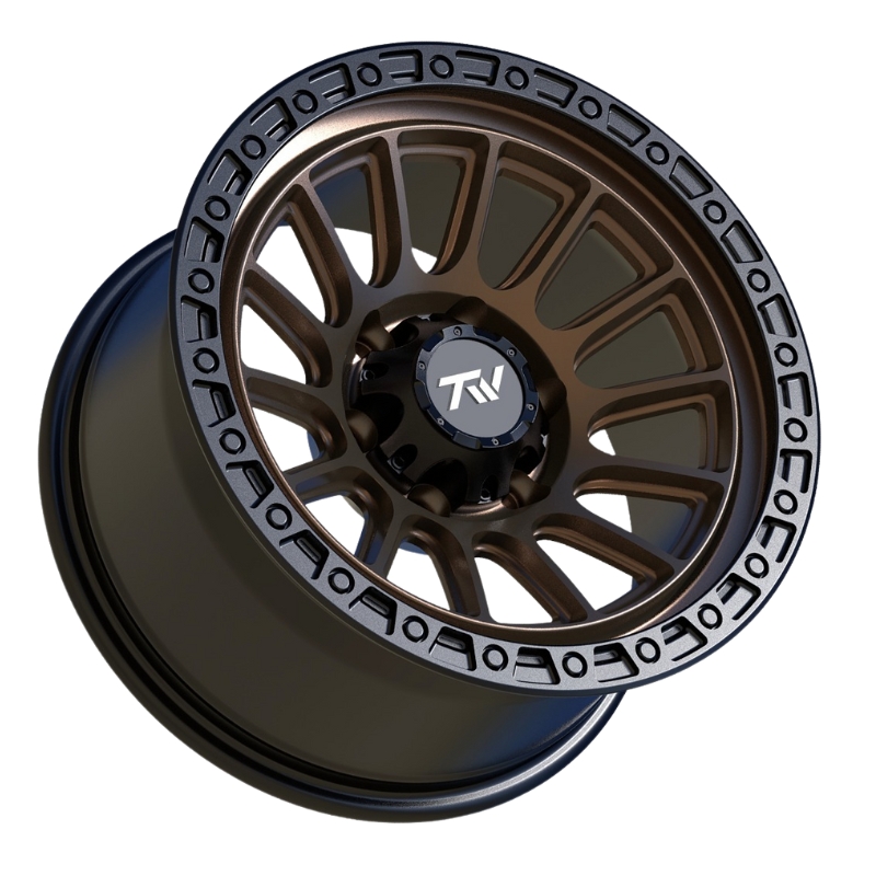 Aluminum Wheels 17″ 6×139.7 - TW Wheels T22 Rotor Bronze Side View