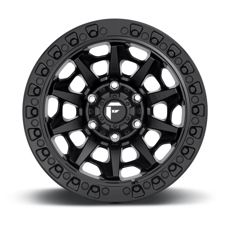Product display photo of the Aluminum Wheels 17″ 6×114.3 - Fuel Off Road Covert [Black]