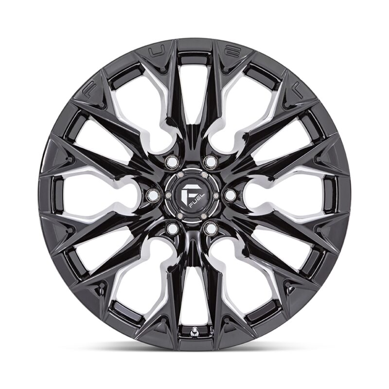 Product display photo of the Aluminum Wheels 16″ 6×139.7 - Fuel Off Road Flame 6 [Silver]