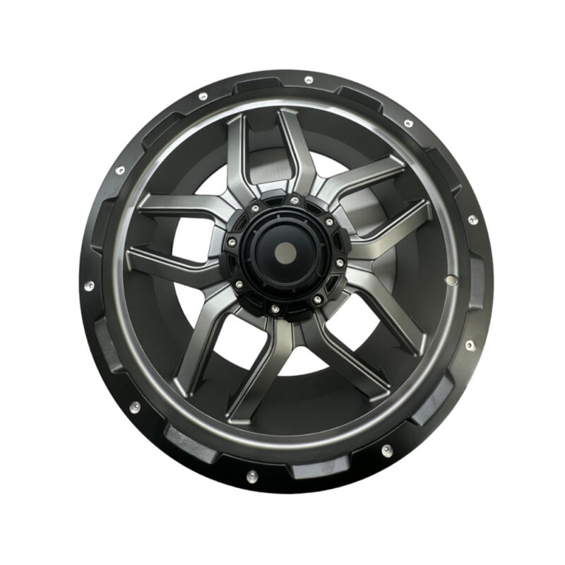 Product display photo of the Aluminum Wheels 20″ 5×127 - Black-Grey