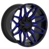 Thumbnail / main presentation photo of the Aluminum Wheels 20″ 6×135/6×139.7 - TW Wheels T3 Lotus Candy Blue