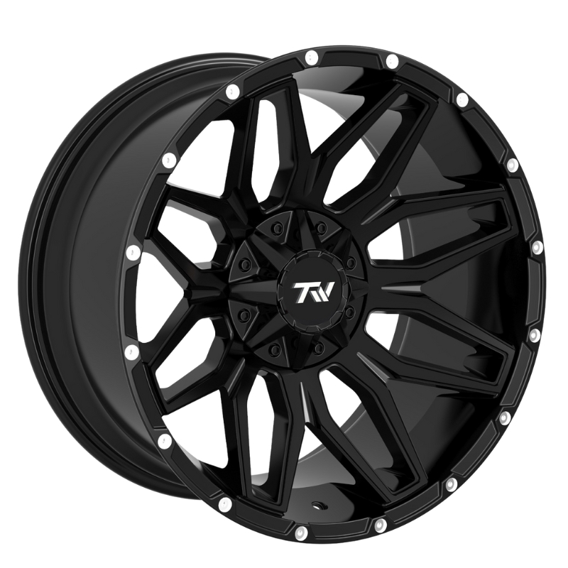 Thumbnail / main presentation photo of the Aluminum Wheels 20″ 6×135/6×139.7 - TW Wheels T3 Lotus Black