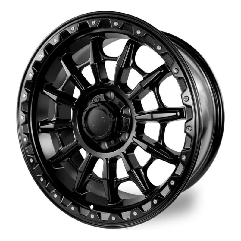 Front view of the Aluminum Wheels 20″ 6×139.7 - Black