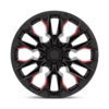 Product display photo of the Aluminum Wheels 20″ 6×139.7 - Fuel Off Road Flame 6