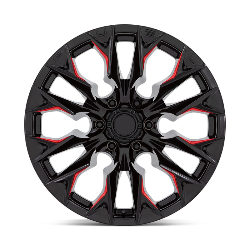 Product display photo of the Aluminum Wheels 20″ 6×139.7 - Fuel Off Road Flame 6