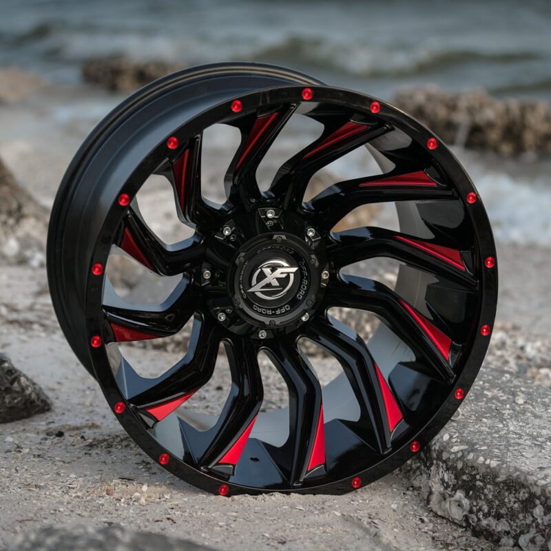 Side view of the Aluminum Wheels 17″/20″ 5×127/6×139.7 - XF Off-Road 224