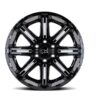 Product display photo of the Aluminum Wheels 17″ 6×114.3 - Black Rhino Rampage
