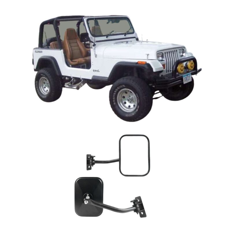 Jeep Wrangler YJ Doorless Mirror Kit Thumbnail
