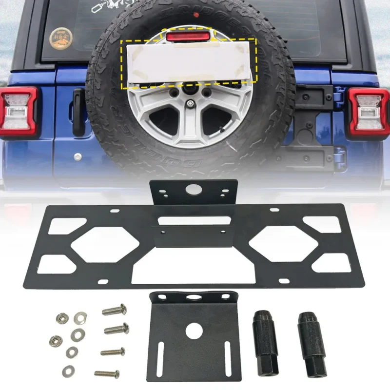 Jeep Wrangler JL License Plate Frame Thumbnail