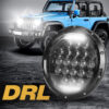 Jeep Wrangler CJ/TJ/JK 7″ LED Headlights [Type 1] DRL