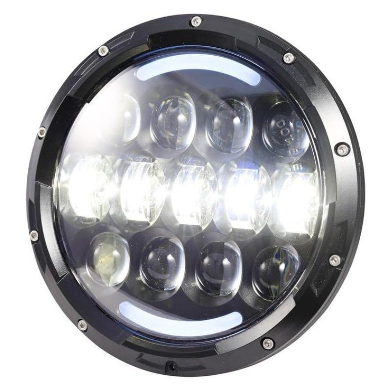 Jeep Wrangler CJ/TJ/JK 7″ LED Headlights [Type 3] Front View