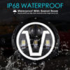 Jeep Wrangler CJ/TJ/JK 7″ LED Headlights [Avenger] Waterproof