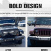 Jeep Wrangler JK DRL LED Grille Hawke Design